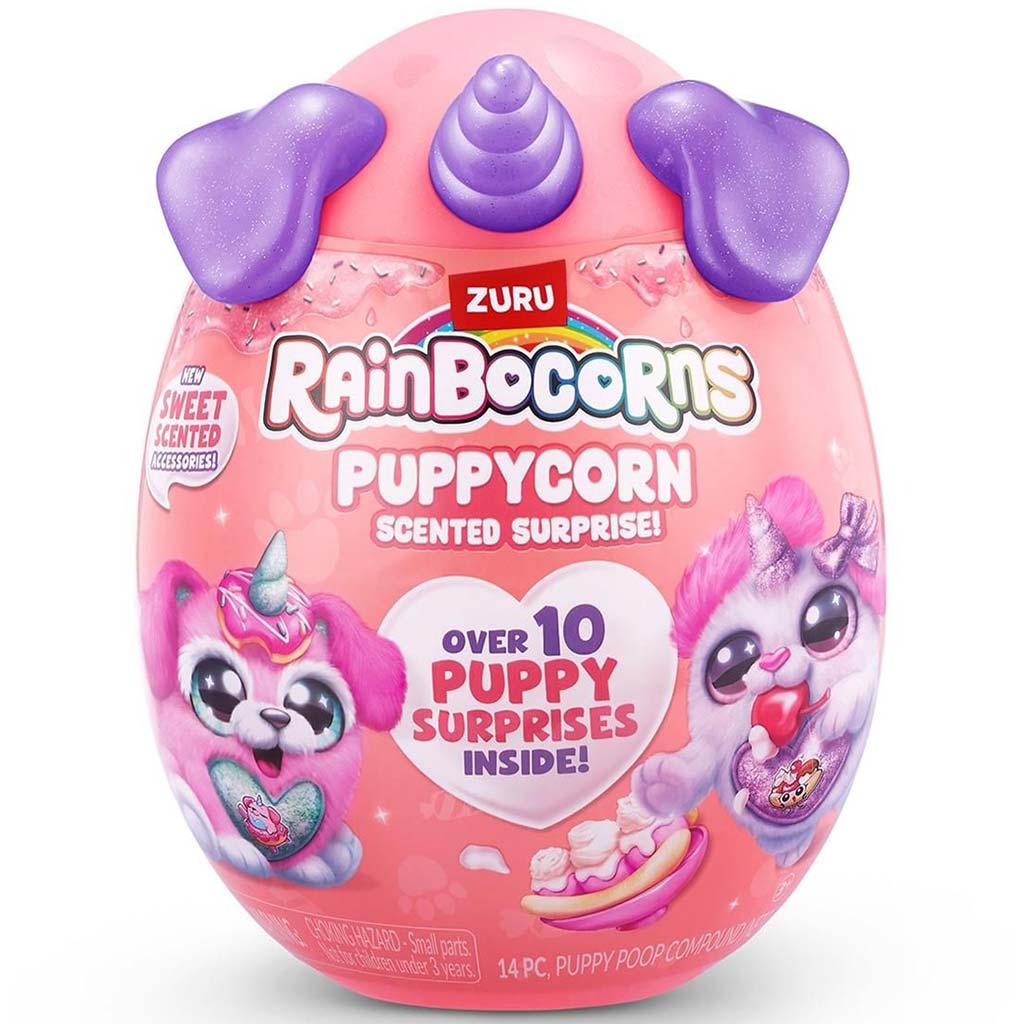 Rainbocorns: Pocket Puppycorn изненада ароматно кученце плюшена фигура в различни варианти 1бр изображение 1
