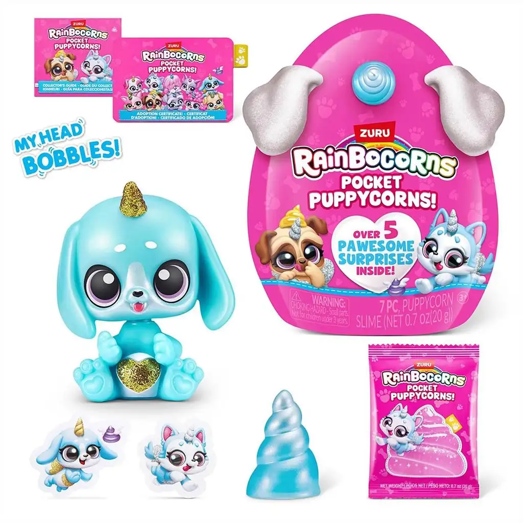 Rainbocorns: Pocket Puppycorn изненада куче в различни варианти 1бр изображение 4