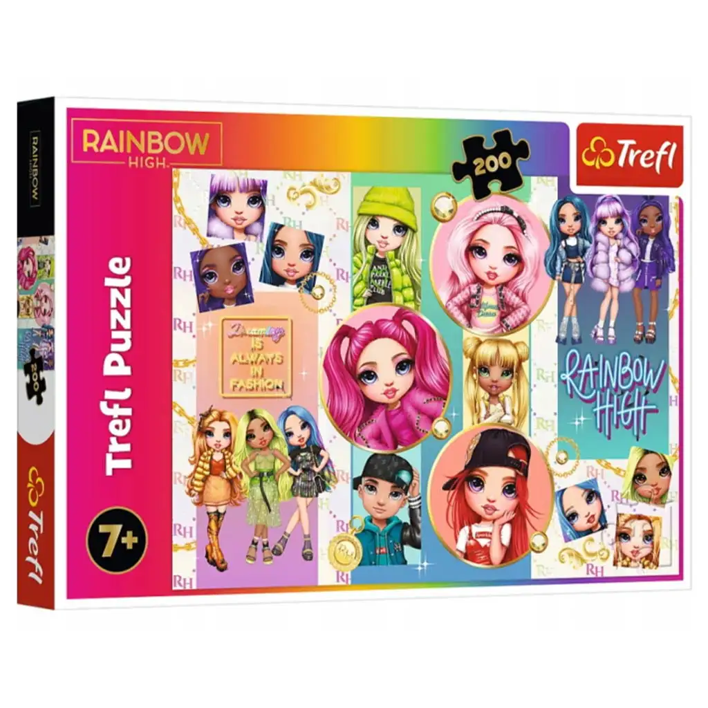 Rainbow High: Цветна приятелство 200 части пъзел - Trefl изображение 1