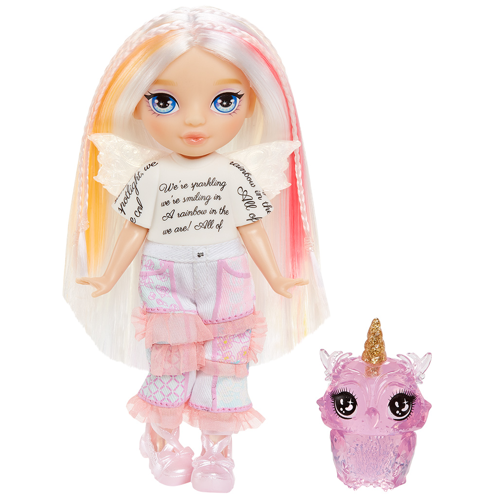 Rainbow High Littles дъговата фея Opal Raine кукла изображение 2
