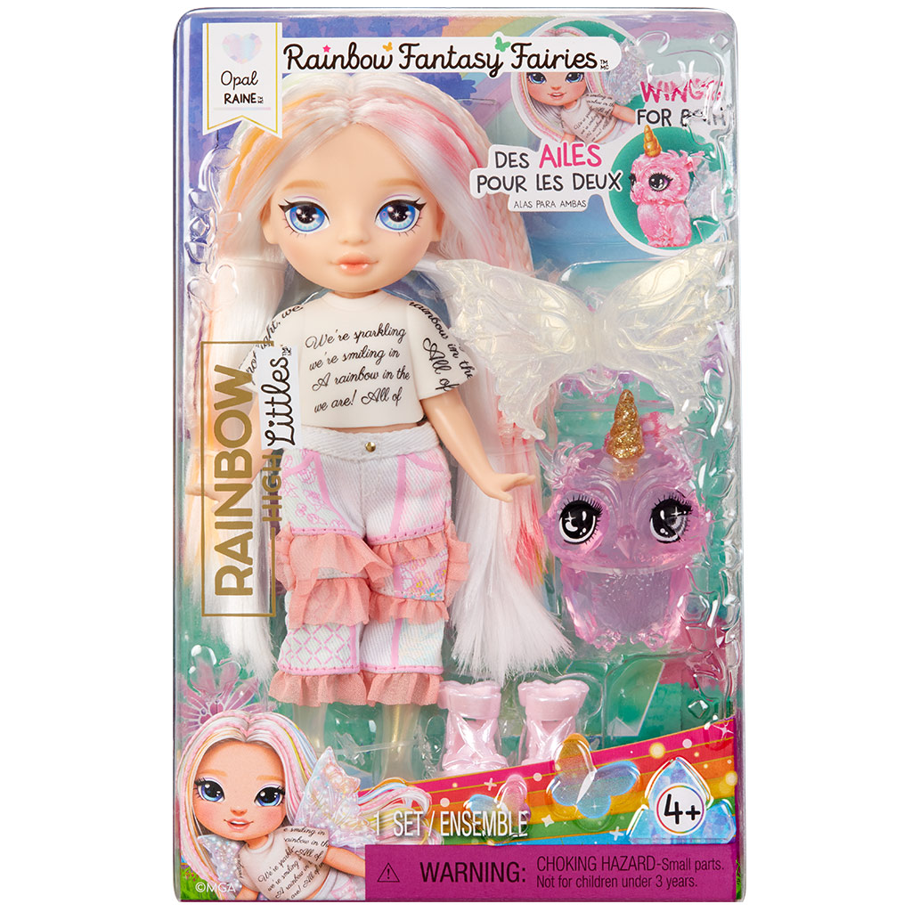 Rainbow High Littles дъговата фея Opal Raine кукла изображение 1