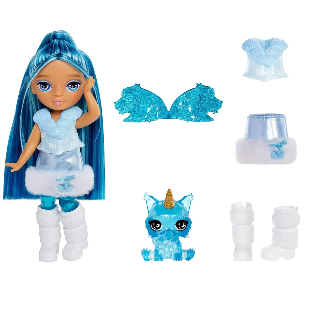 Rainbow High Littles дъговата фея Сапфир кукла изображение 3