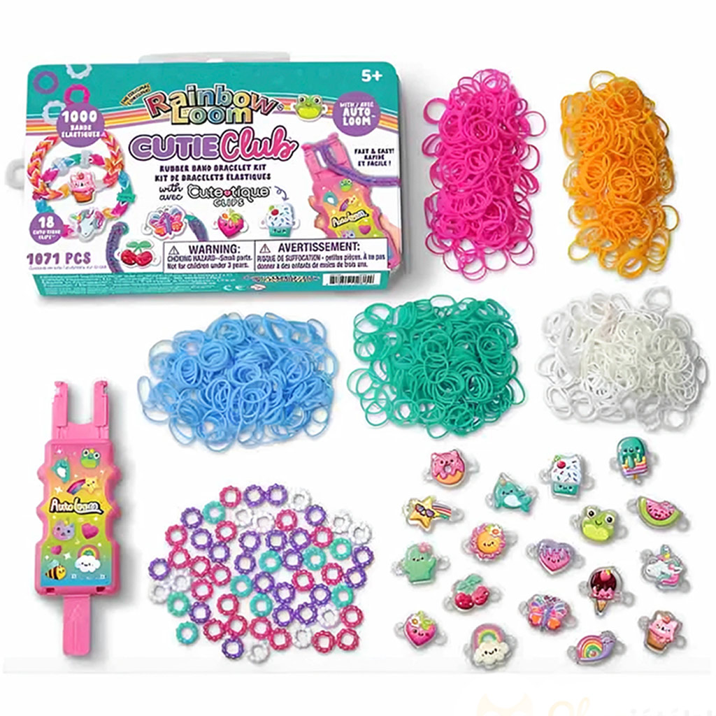 Rainbow Loom: Auto Loom – Cute-Tique комплект за изработка на гривни изображение 2