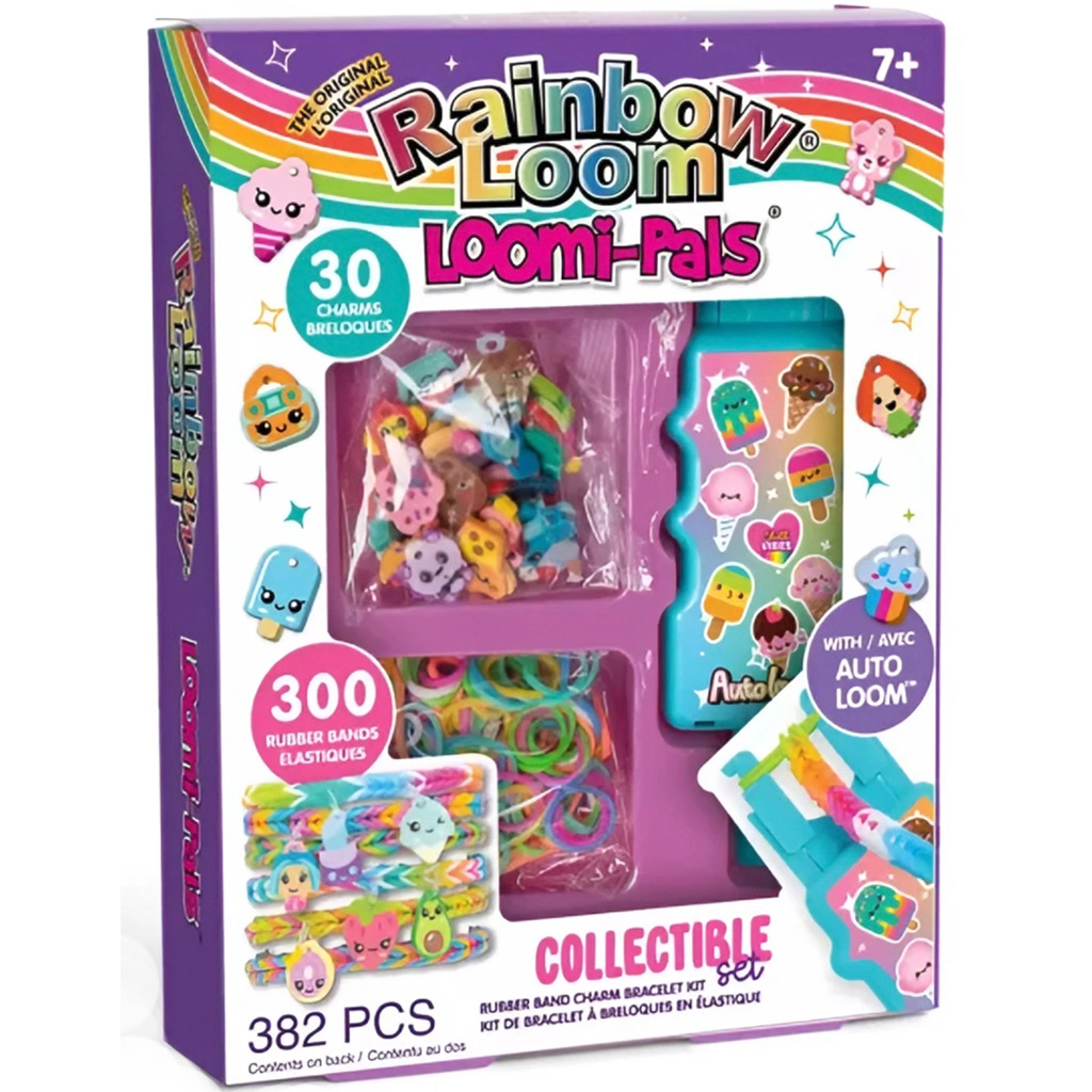 Rainbow Loom: Авто Лум – Loomi-Pals гумена гривна комплект за изработка на гривни изображение 1
