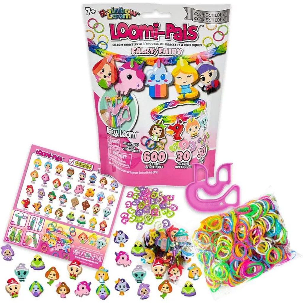 Rainbow Loom: Happy Loomi-Pals - Феи гъвкави гривни комплект изображение 2