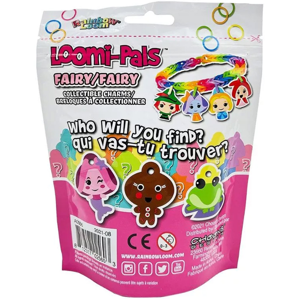 Rainbow Loom: Happy Loomi-Pals - Феи гъвкави гривни комплект изображение 1