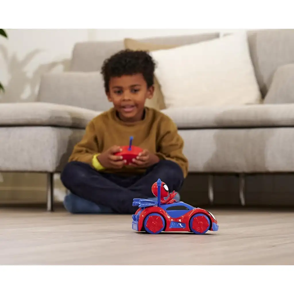 RC Спайдърмен дистанционно управление кола 17см - Jada Toys изображение 5