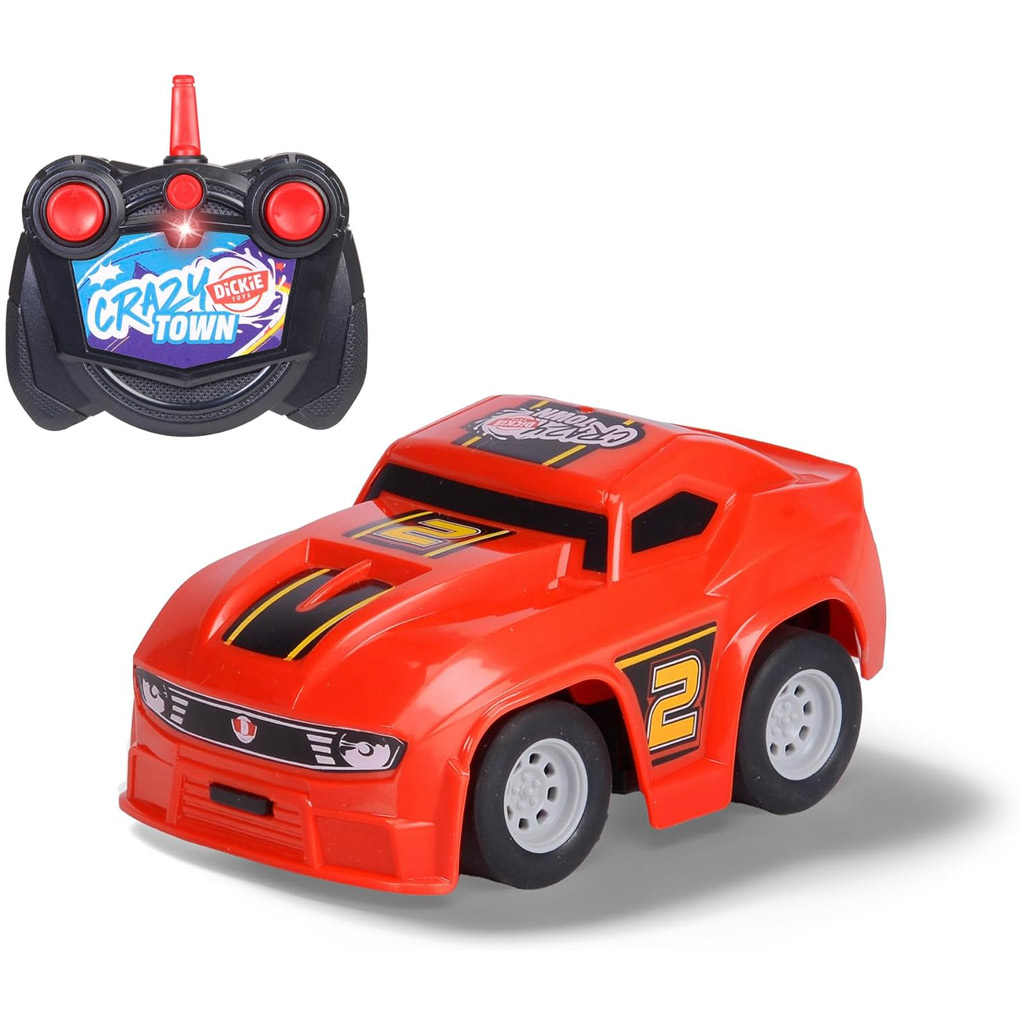 RC Crazy Cruiser дистанционно управление състезателен автомобил 2,4 GHz – червен - Dickie Toys изображение 2