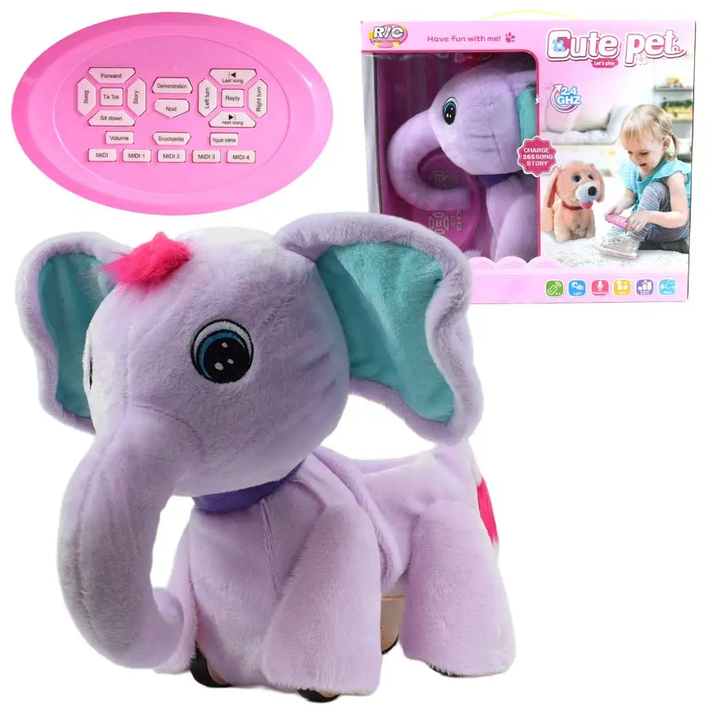 RC Cute Pet: Дистанционно управляем интерактивен плюшен слон с аксесоари 2.4GHz 40cm изображение 2