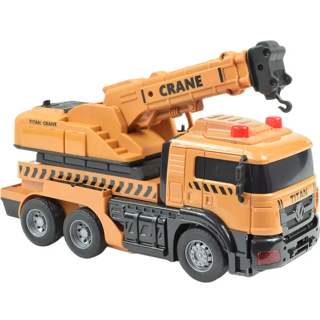 RC Дистанционно управление Autobot Titan робот трансформиращ се кран автомобил 27MHz 26cm изображение 2
