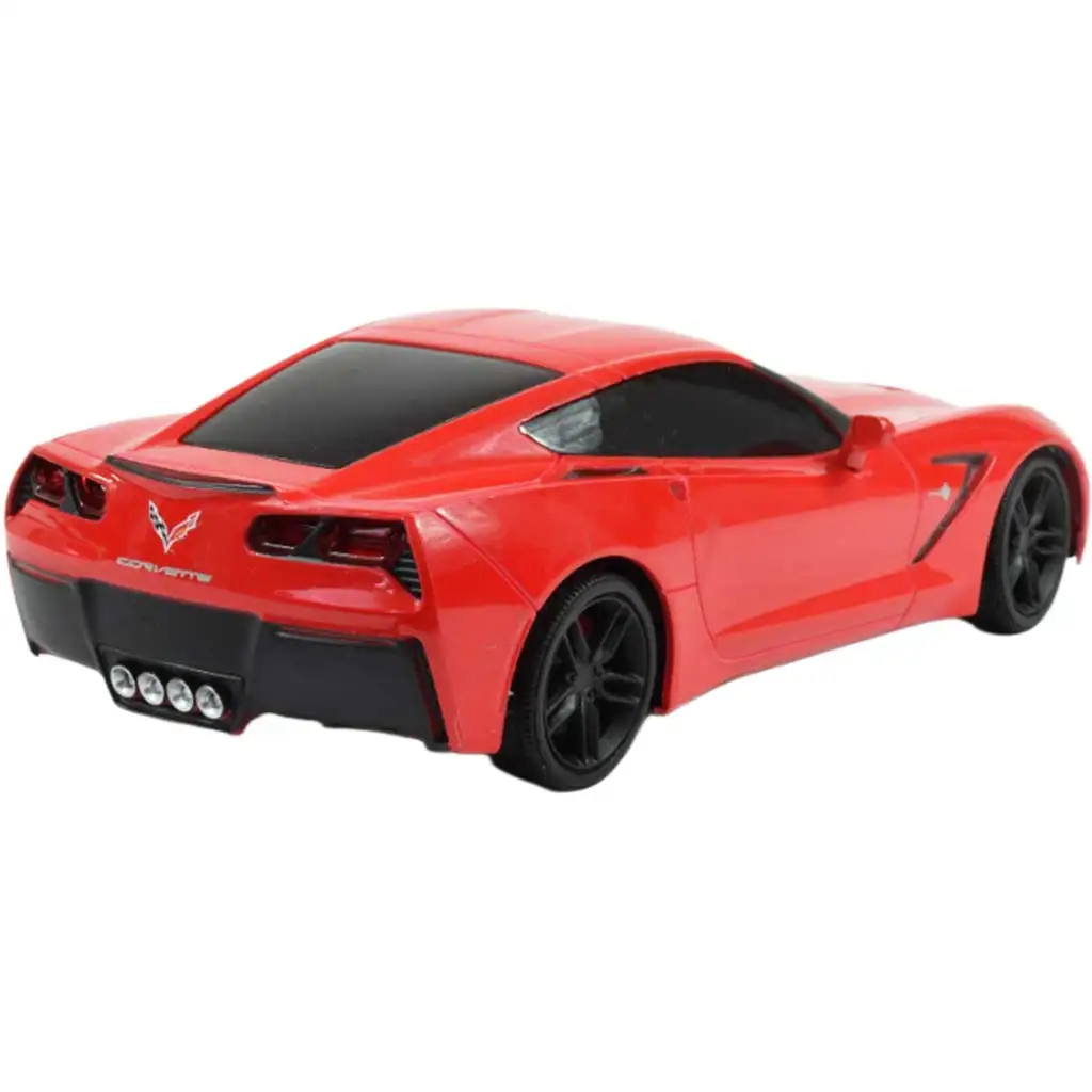 RC Дистанционно управление Chevrolet Corvette C7 дистанционно управление кола 1/24 мащаб 19см в различни цветови варианти 1бр изображение 2