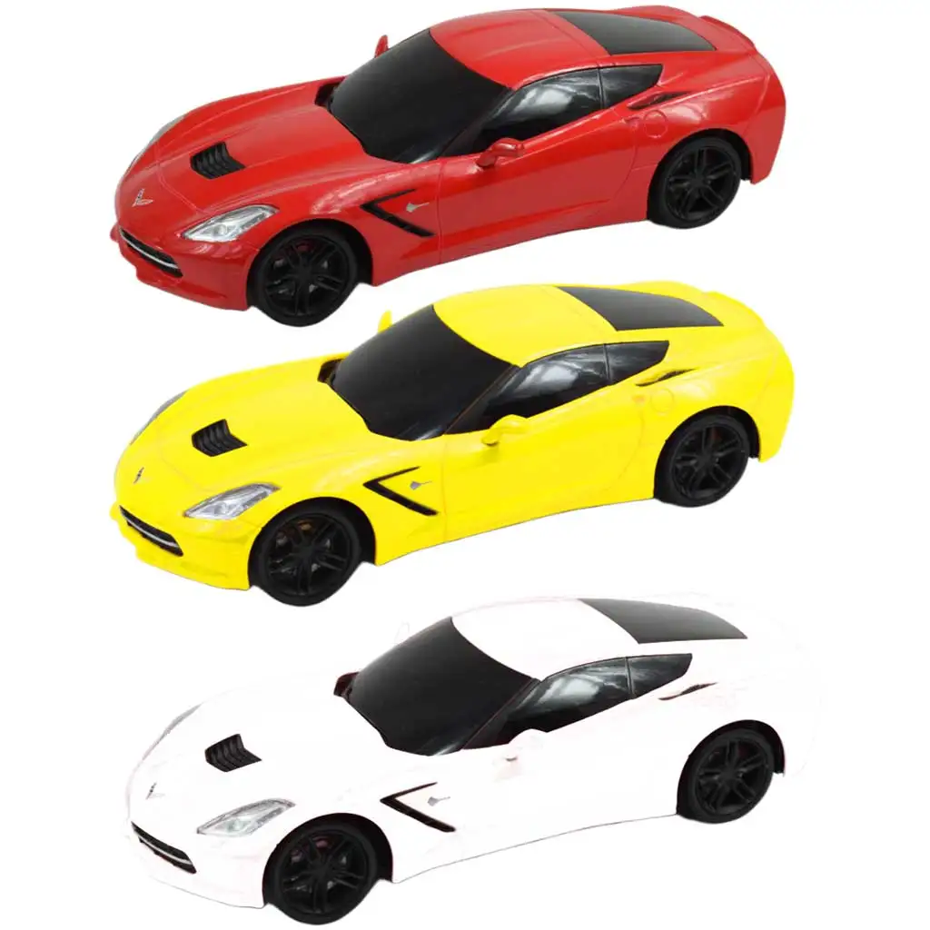 RC Дистанционно управление Chevrolet Corvette C7 дистанционно управление кола 1/24 мащаб 19см в различни цветови варианти 1бр изображение 3