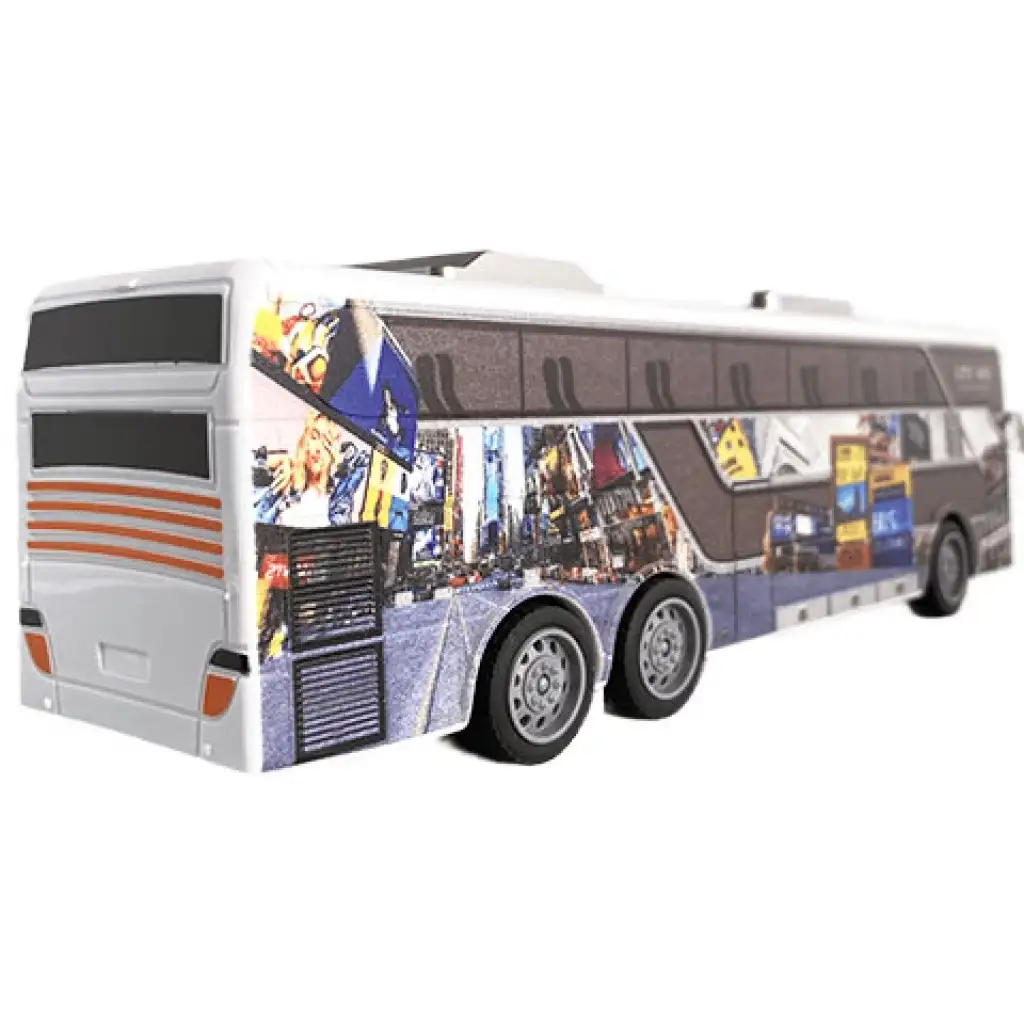 RC Дистанционно управление Travel City Bus с осветление 27MHz 1/32 мащаб 25cm изображение 3