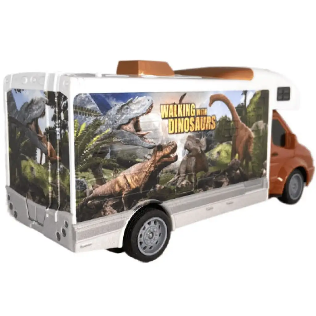 RC Дистанционно управление Walking with Dinosaurus каравана с осветление 27MHz 1/32 мащаб 25см изображение 2