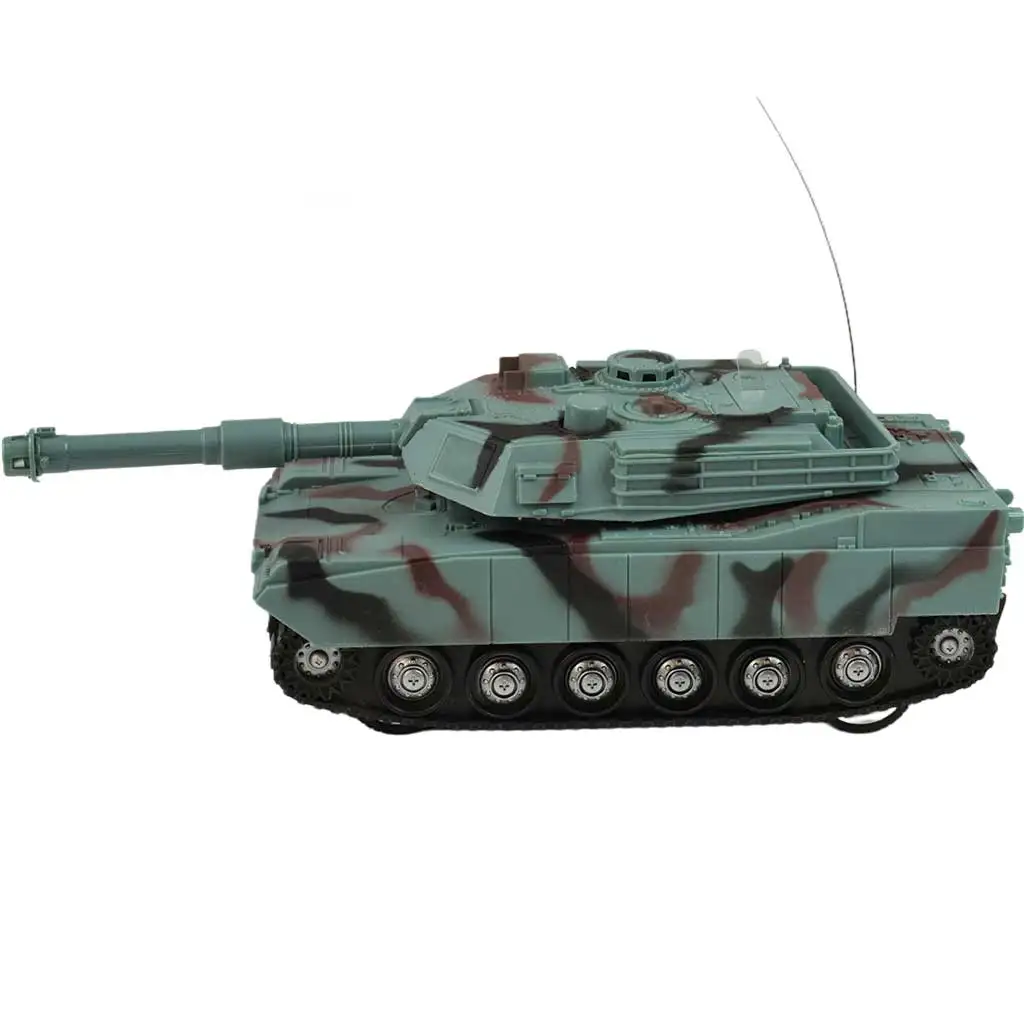 RC дистанционно управлявано танк M1 Abrams с камуфлаж и звук 1/32 мащаб 22см изображение 2