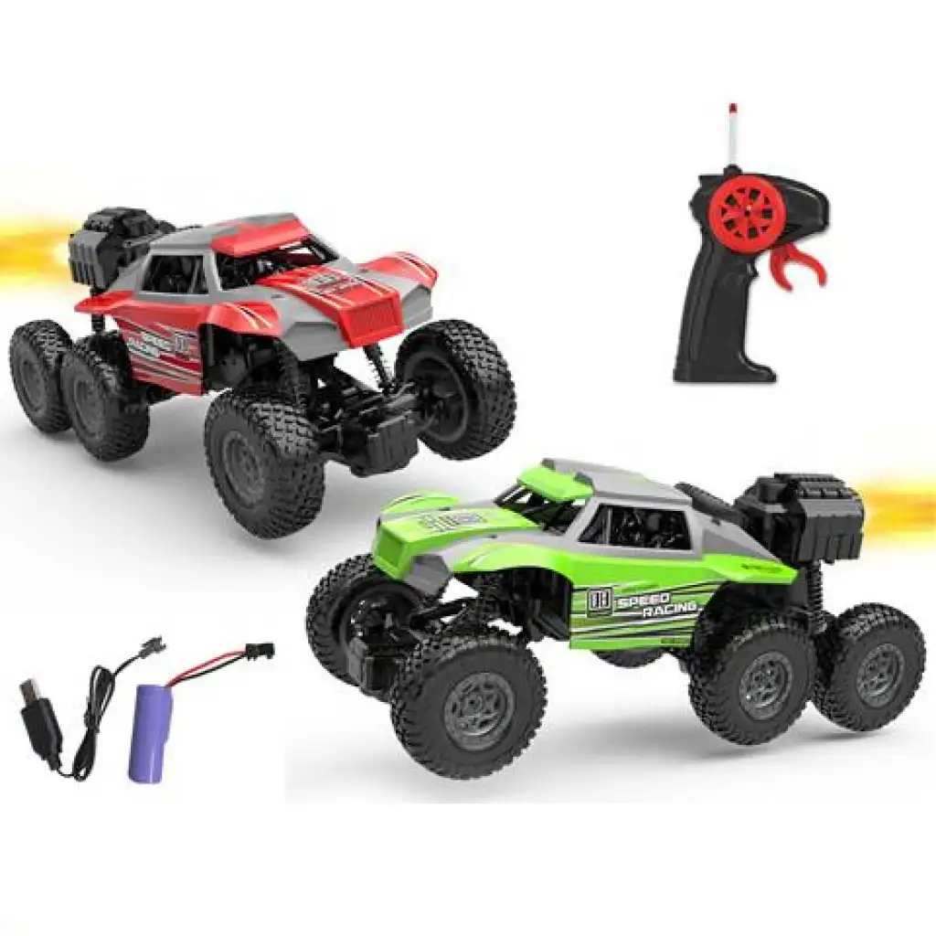 RC Flame Knight 3 дистанционно управляван триколесен планински автомобил 27MHz 1/18 в два варианта изображение 1