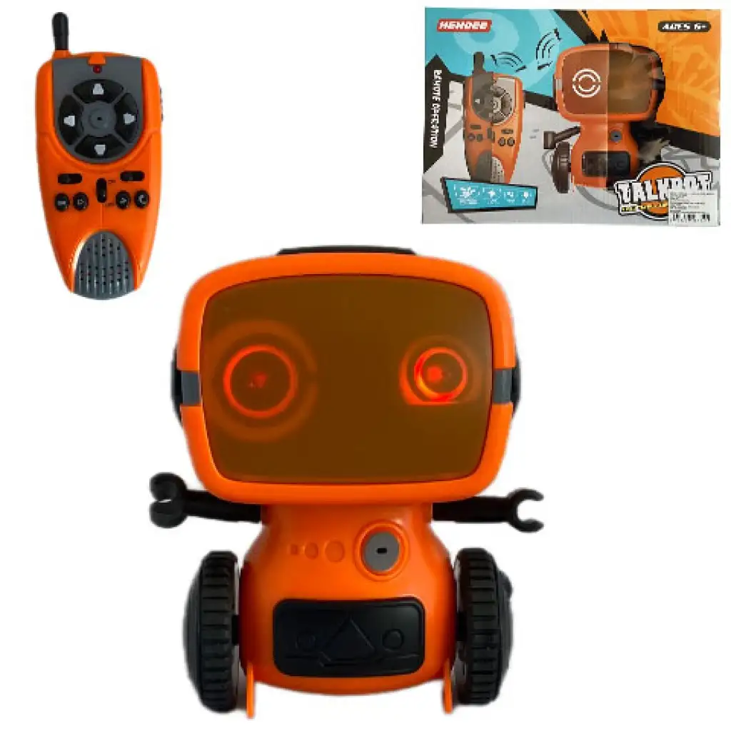 RC интерактивен TalkBot робот с walkie-talkie режим в оранжев цвят 2,4GHz изображение 1