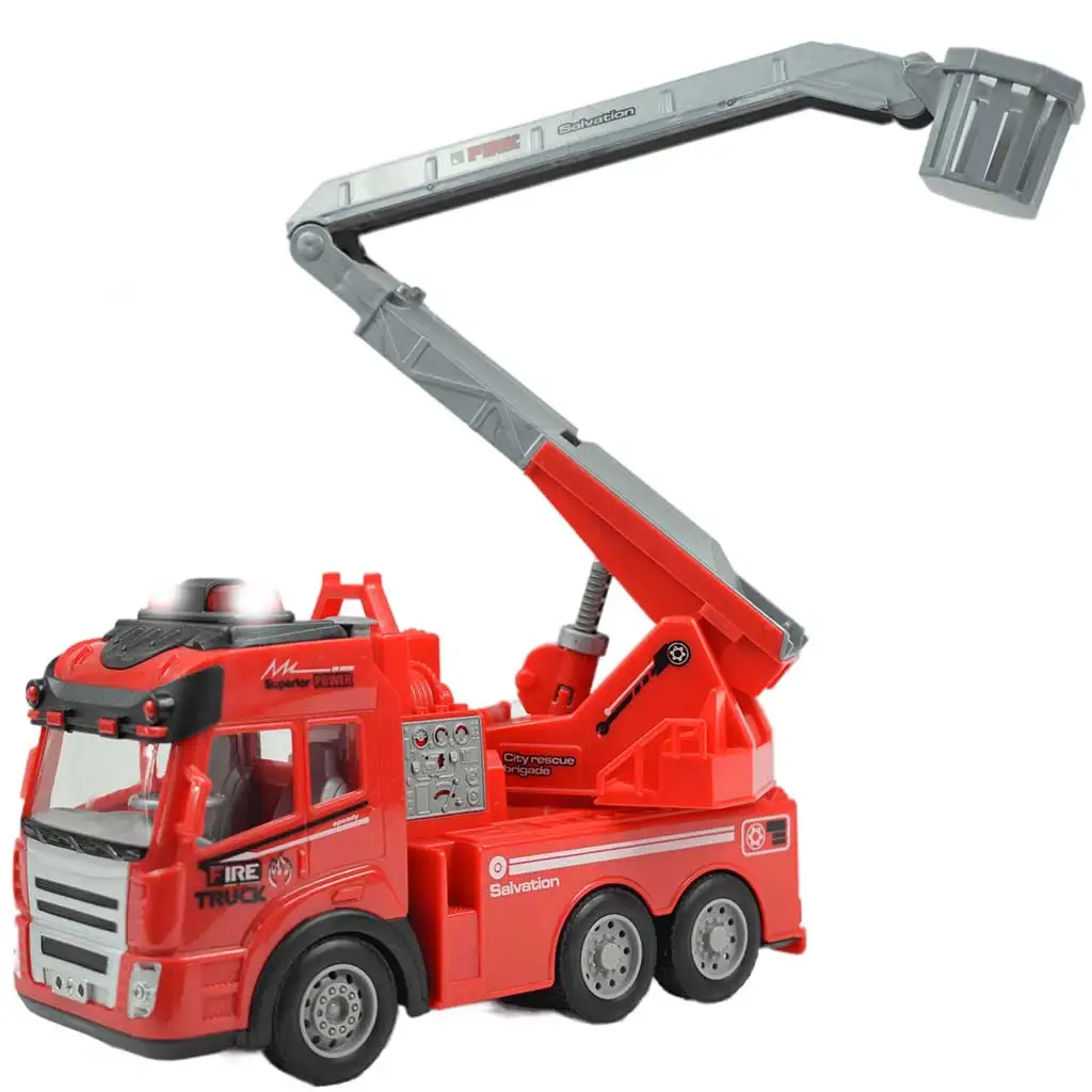 RC Радиоуправляем кран с кошара за пожарник 1/43 мащаб 27 MHz 21cm изображение 4