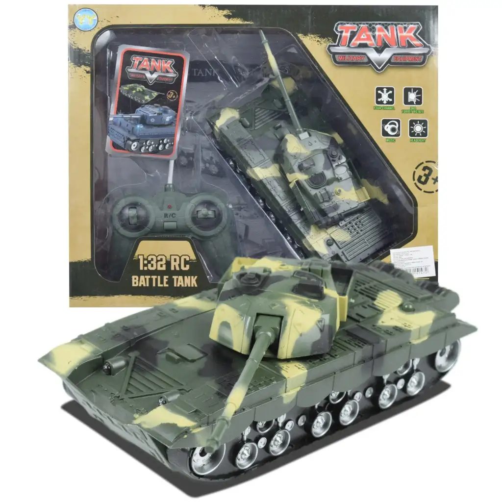 RC Радиоуправляем танк ZTZ 99 с светом и звуком 1/32 изображение 1