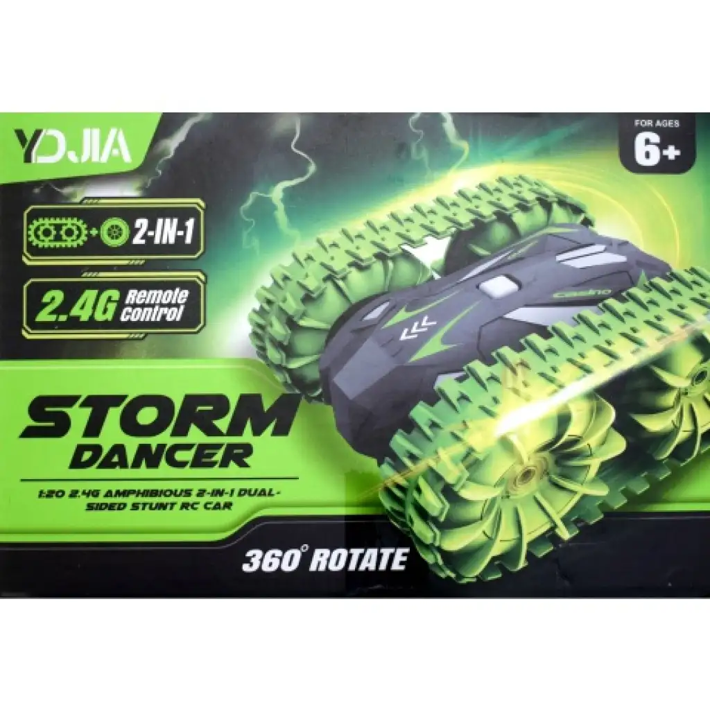 RC Storm Dancer 360: 2 в 1 амфибийно дистанционно управление превозно средство с вериги 2.4GHz в различни версии изображение 2