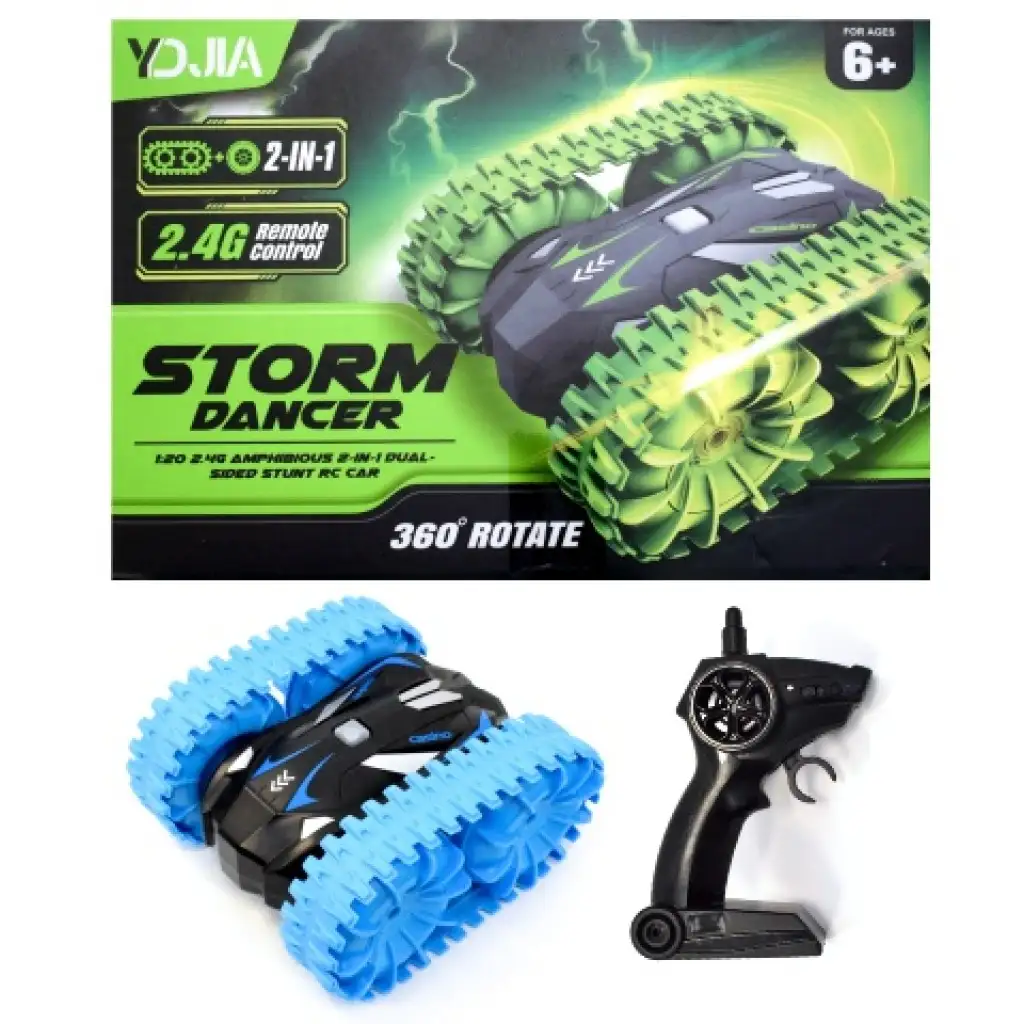 RC Storm Dancer 360: 2 в 1 амфибийно дистанционно управление превозно средство с вериги 2.4GHz в различни версии изображение 3