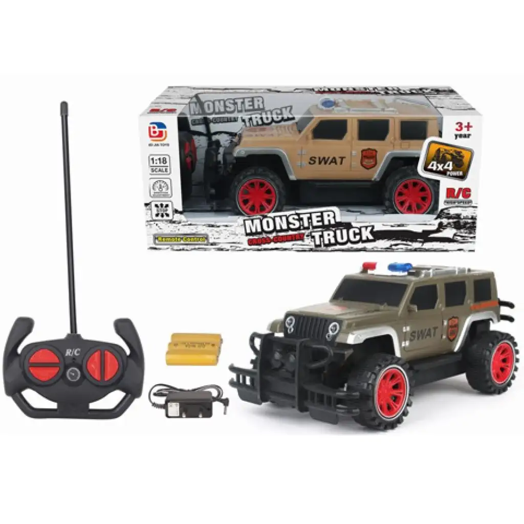 RC SWAT дистанционно управление офроуд автомобил с четири функции 1/18 изображение 1