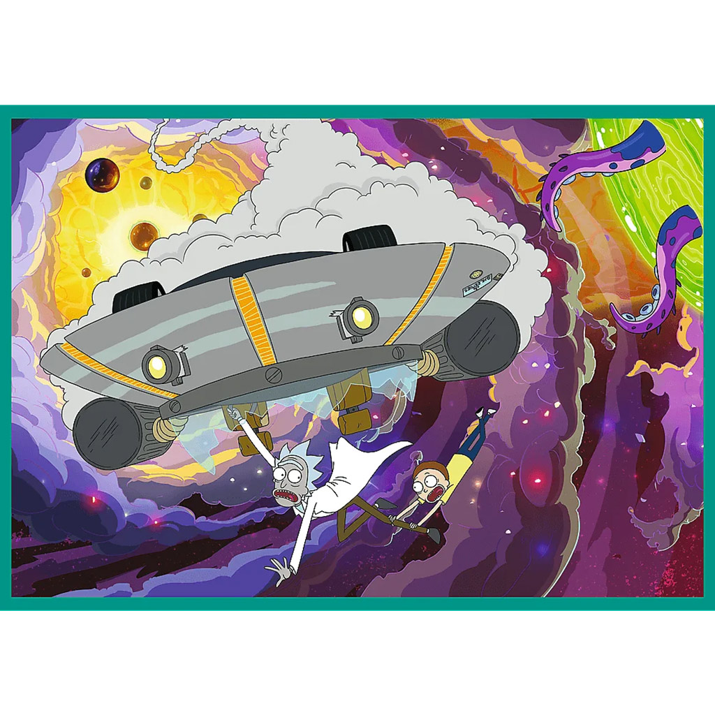 Rick и Morty Луди приключения 4x250бр. пъзел - Trefl изображение 3