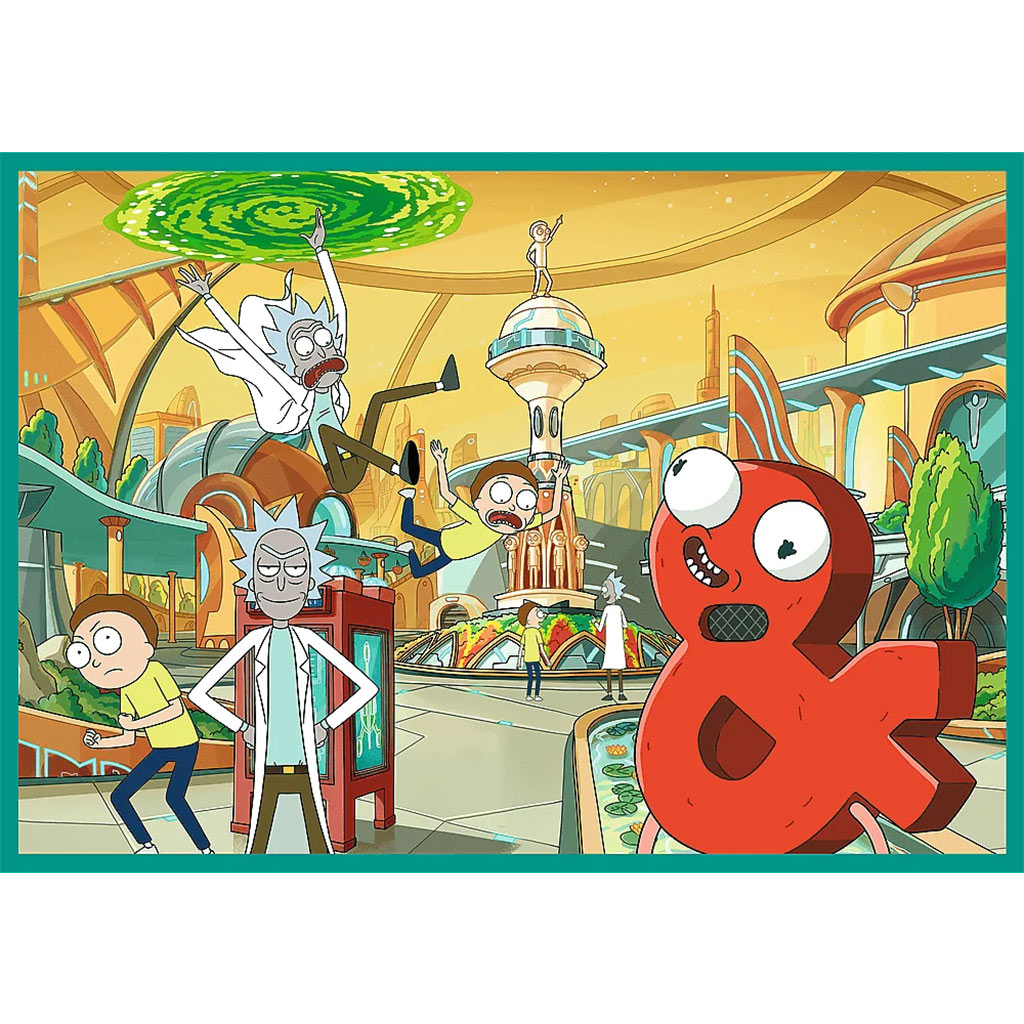 Rick и Morty Луди приключения 4x250бр. пъзел - Trefl изображение 4