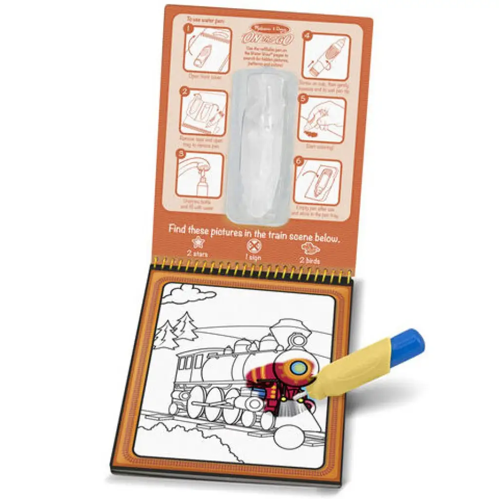 Рисуване на превозни средства с вода креативна игра - Melissa & Doug изображение 2
