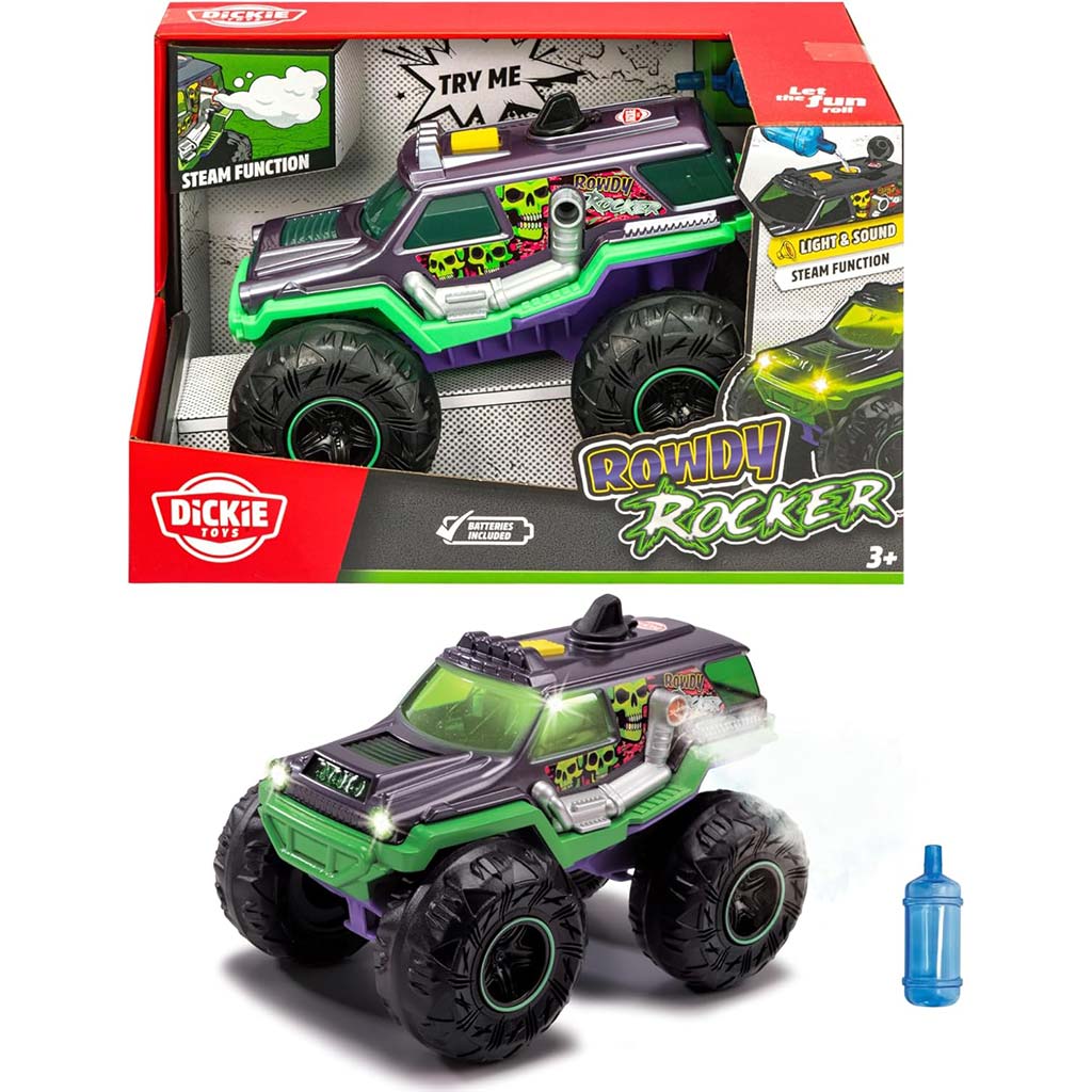 Rowdy Rocker монстер камион с светлина и звук - Dickie Toys изображение 1