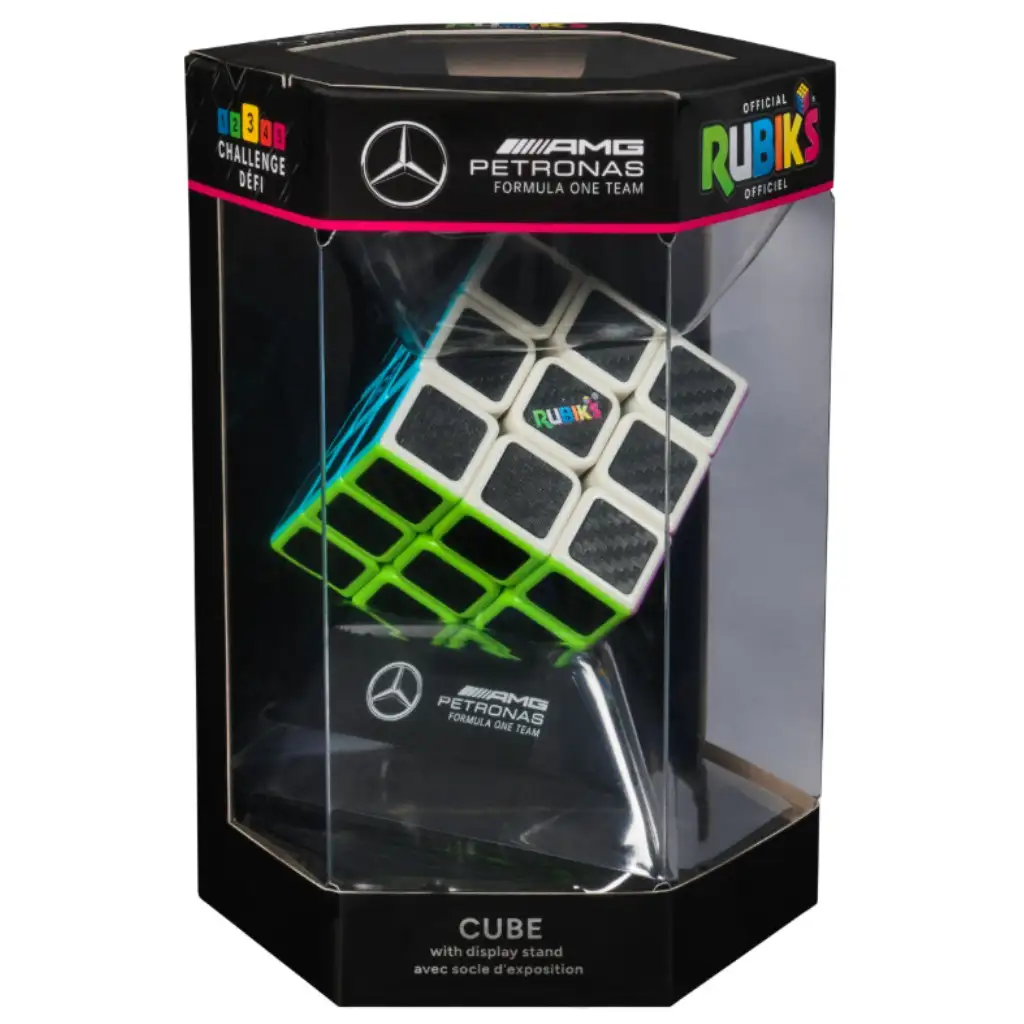 Rubik Mercedes AMG Petronas F1 карбонова куб 3x3 - Spin Master изображение 1