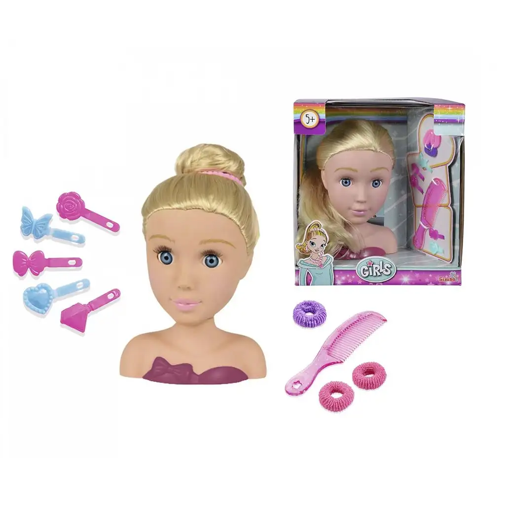 Русок фризьорски кукленски глава с аксесоари - Simba Toys изображение 2