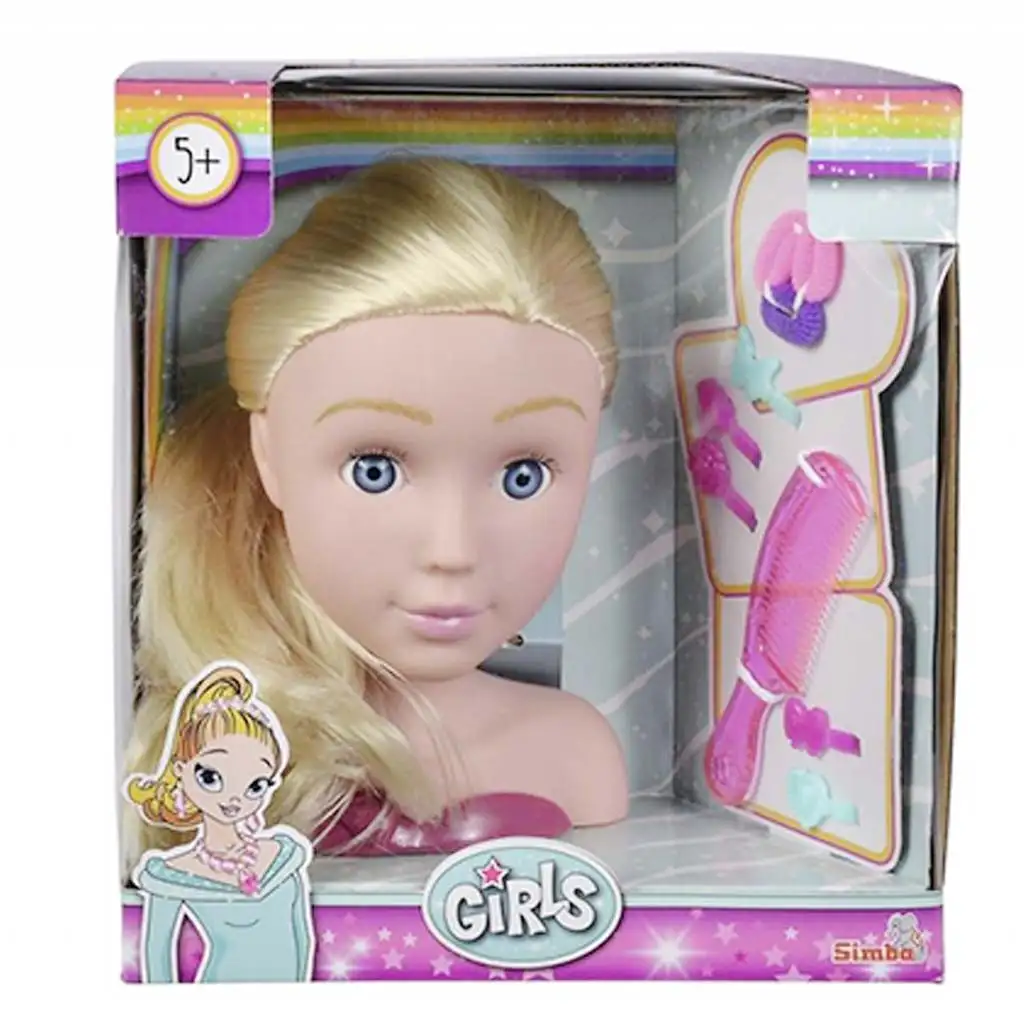 Русок фризьорски кукленски глава с аксесоари - Simba Toys изображение 1