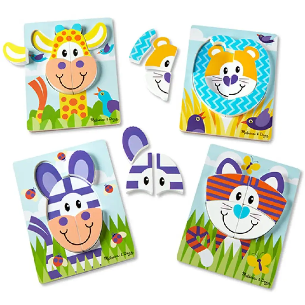 Сафари дървен гигантски пъзел - Melissa & Doug изображение 3
