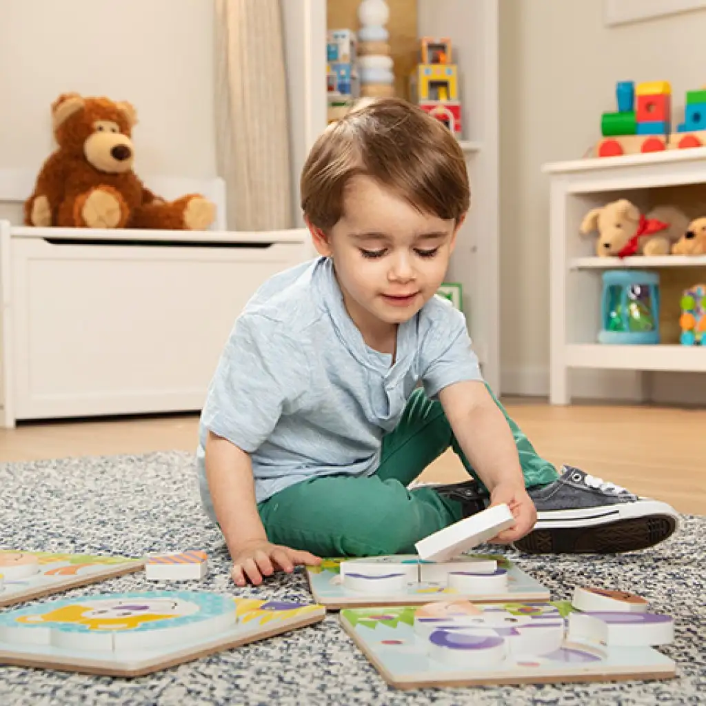 Сафари дървен гигантски пъзел - Melissa & Doug изображение 4