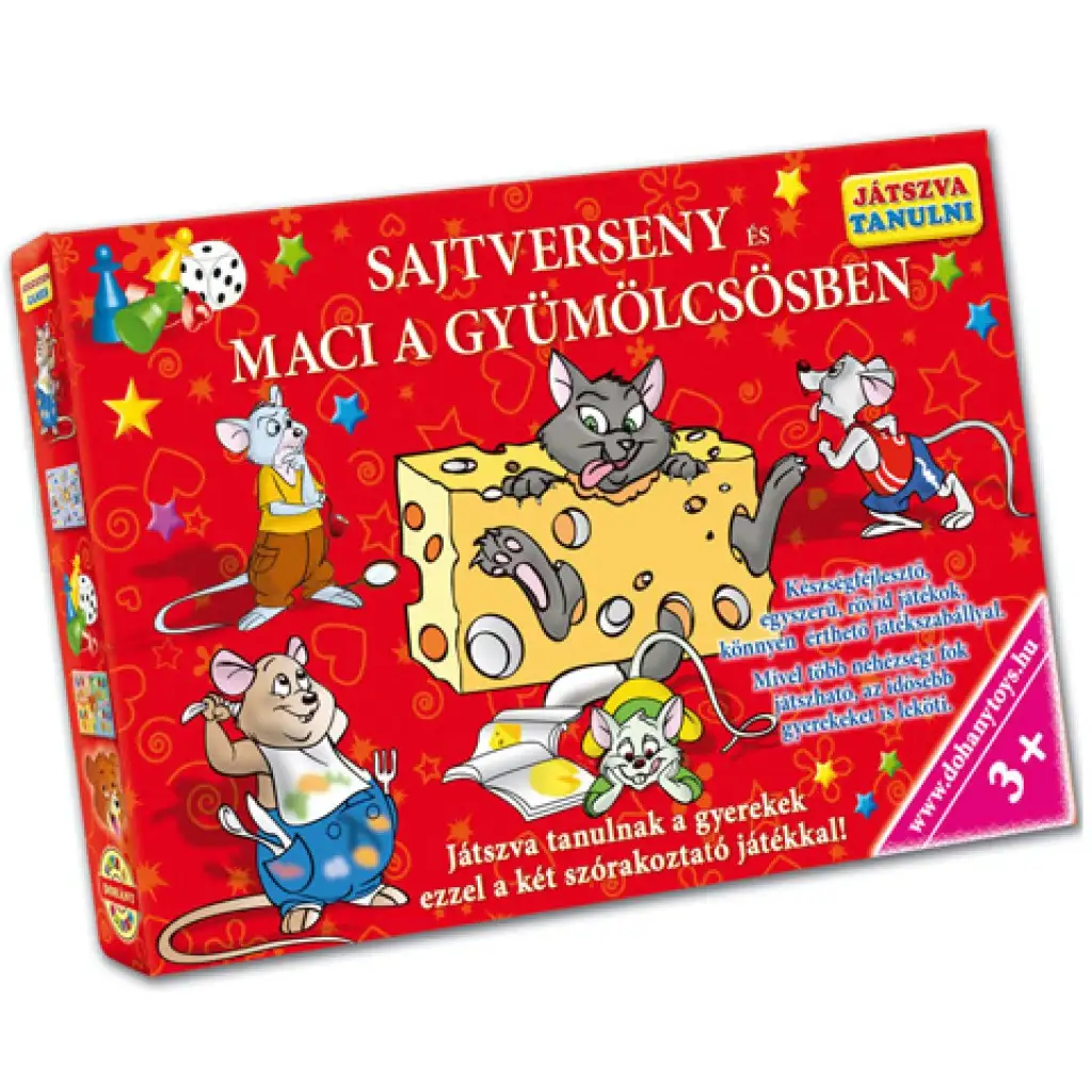 Състезание с сирене и Мечето в плодовата градина - D-Toys изображение 1