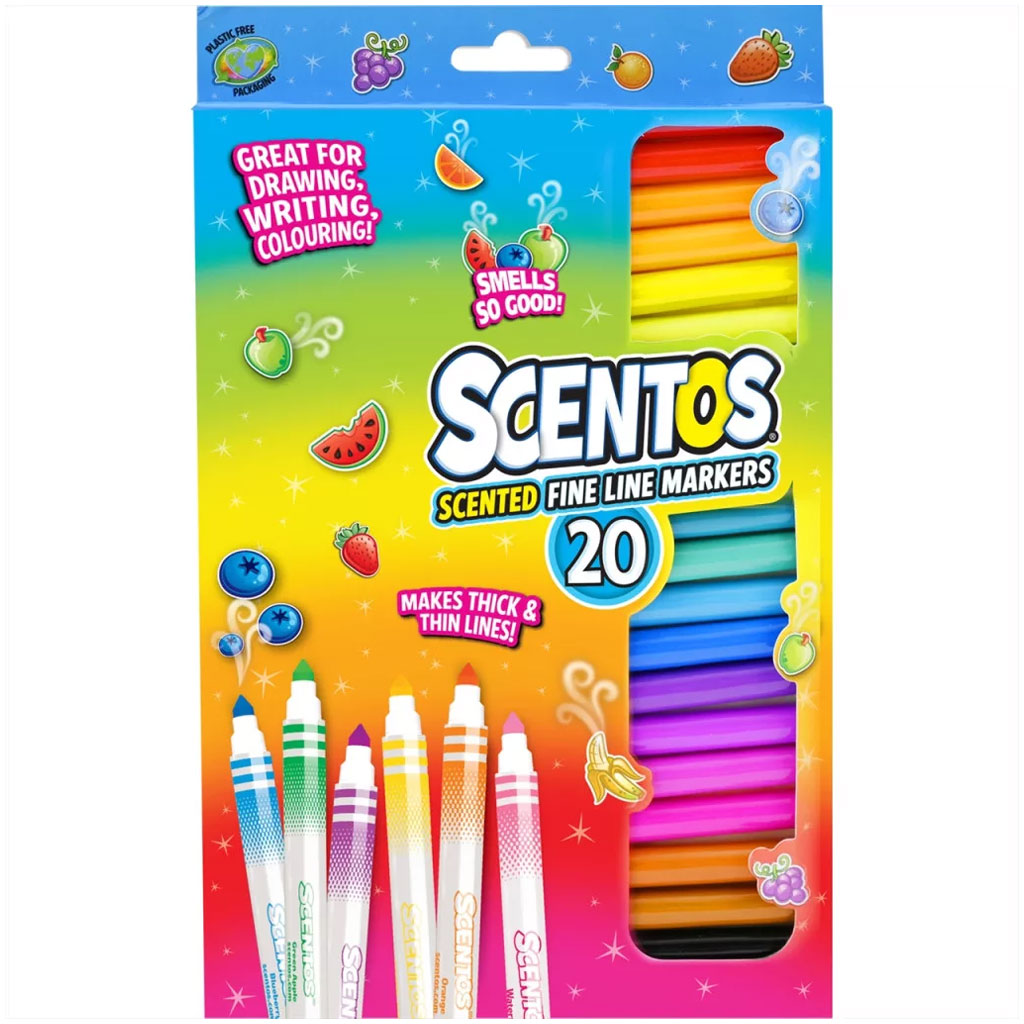 Scentos Ароматни, фини маркери, 20 бр. изображение 1
