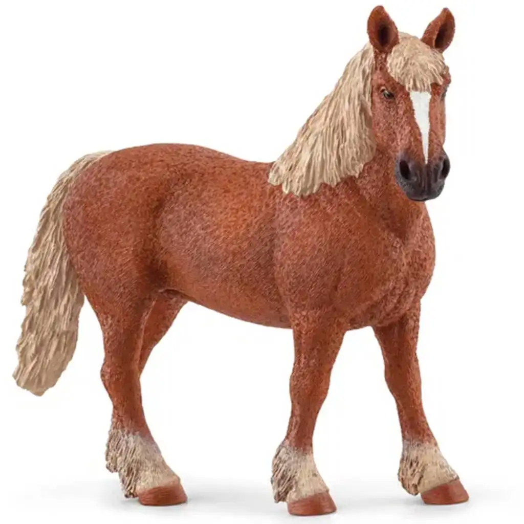 Schleich: Белгийска чернова кон фигура (13941) изображение 1