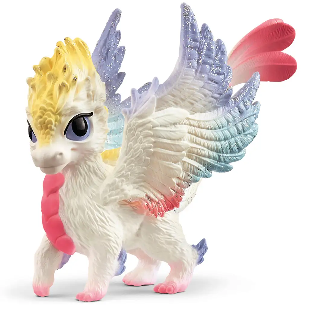 Schleich: Дъгов дракон бебе фигура (70825) изображение 1