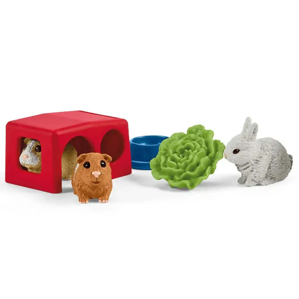 Schleich: Farm World - Дом за зайци и морски свинчета комплект за игра (42500) изображение 3