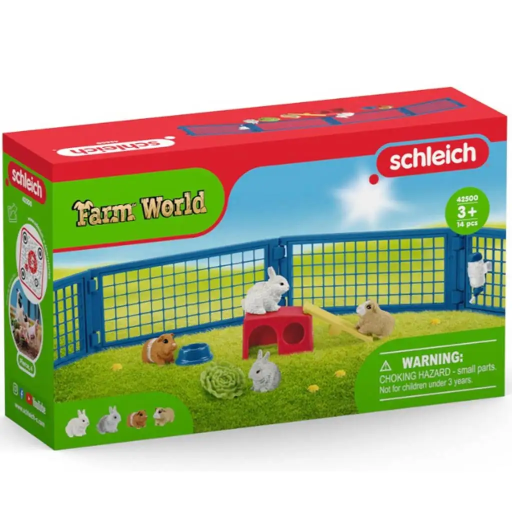 Schleich: Farm World - Дом за зайци и морски свинчета комплект за игра (42500) изображение 1