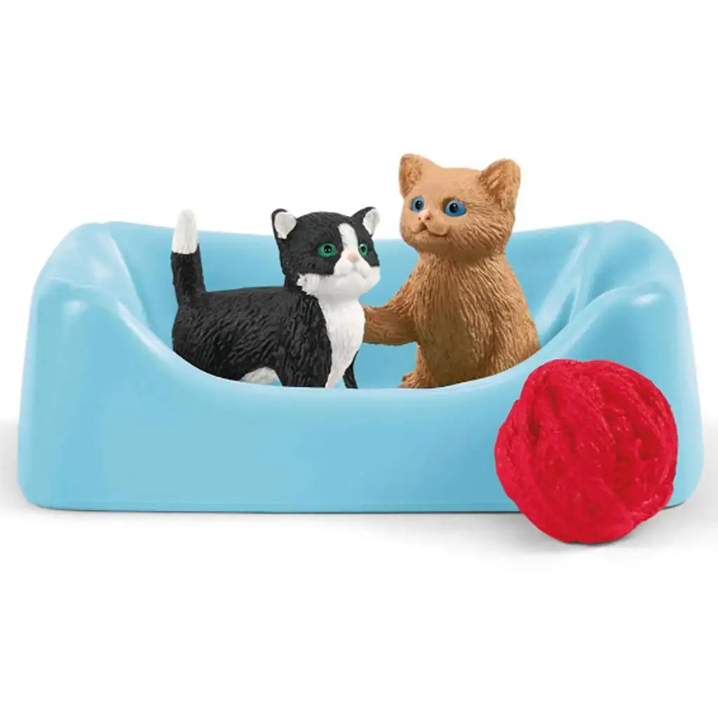 Schleich: Farm World - Игрално изживяване за сладки котенца комплект (42501) изображение 4