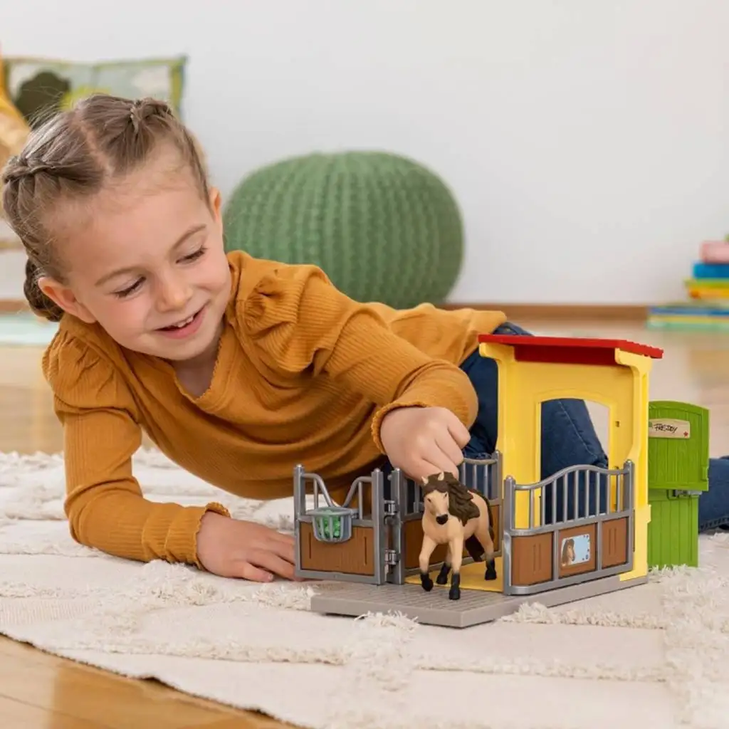 Schleich: Farm World - Кутия за пони Исландски пони жребец комплект (42609) изображение 5