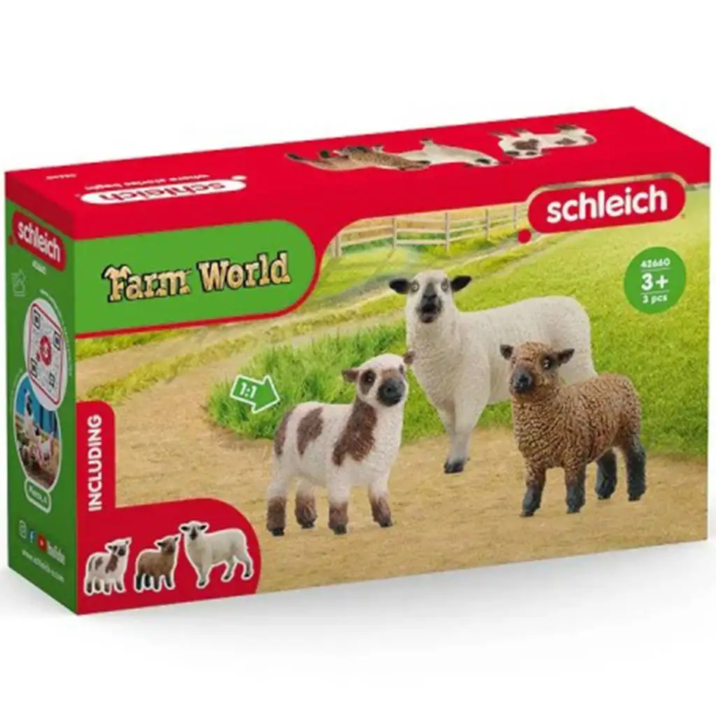 Schleich: Farm World - Овчарски приятели фигура комплект (42660) изображение 1