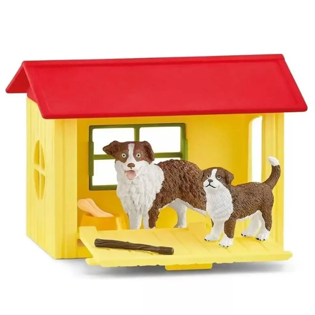 Schleich: Farm World - Приятелска кучешка къща комплект (42573) изображение 3