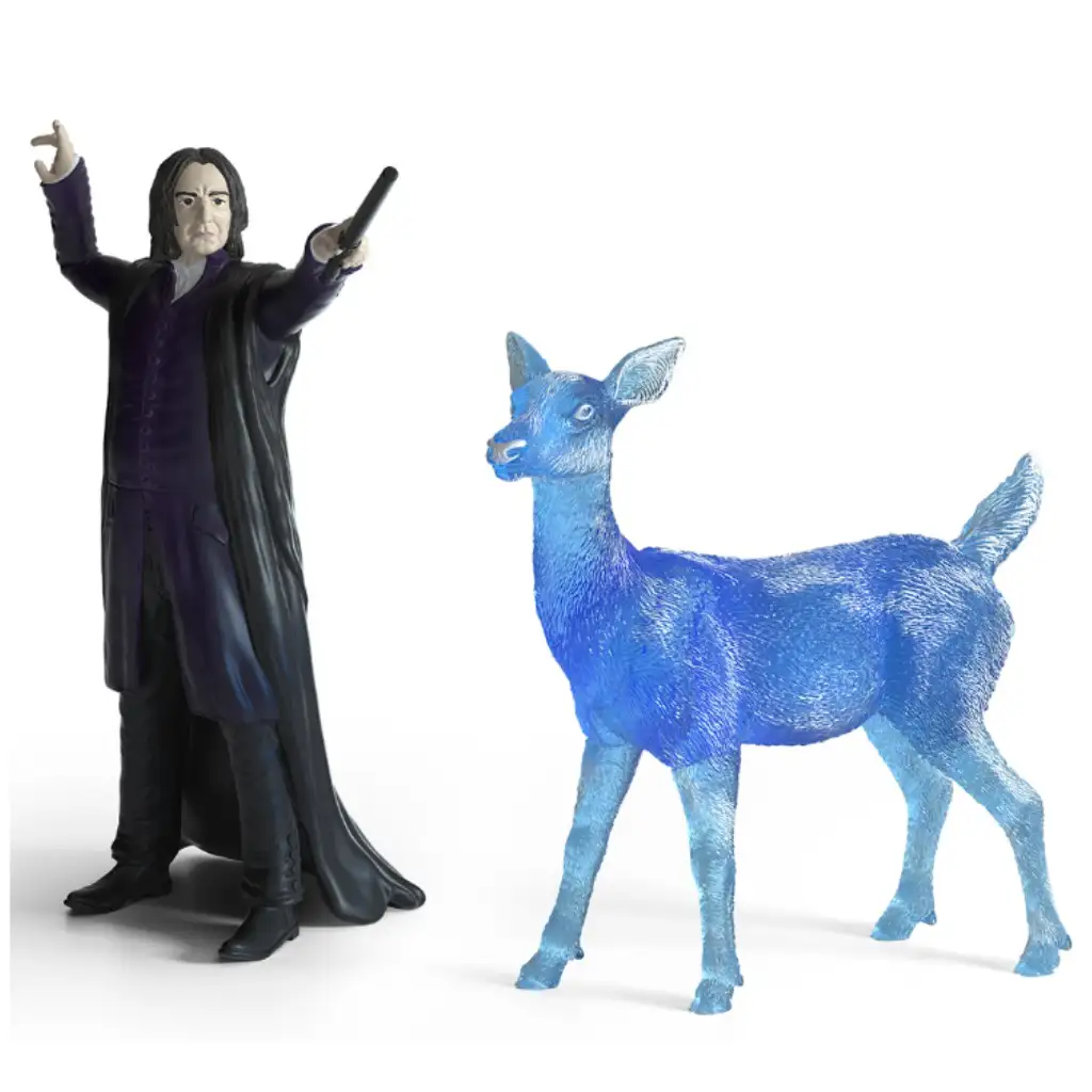Schleich: Фигура комплект на професор Снейп и патронус (42683) изображение 2