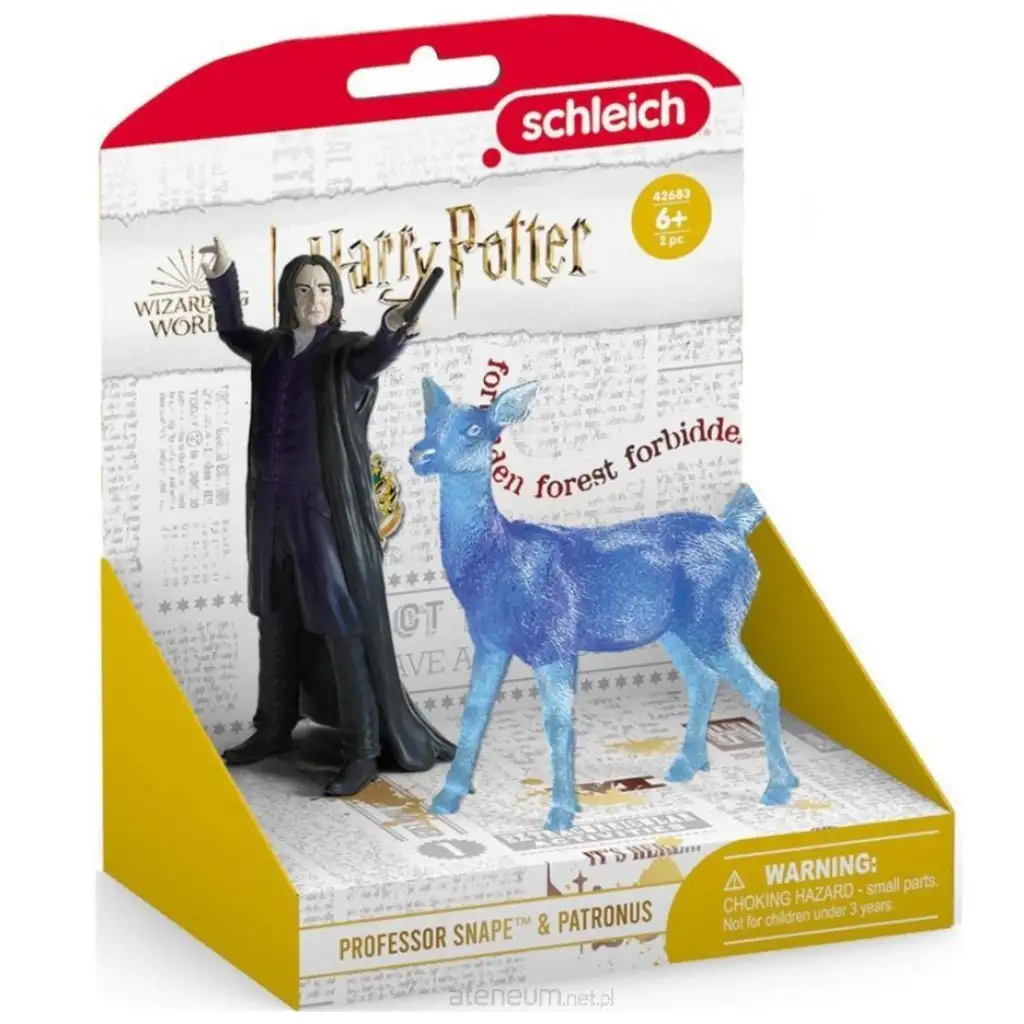 Schleich: Фигура комплект на професор Снейп и патронус (42683) изображение 1