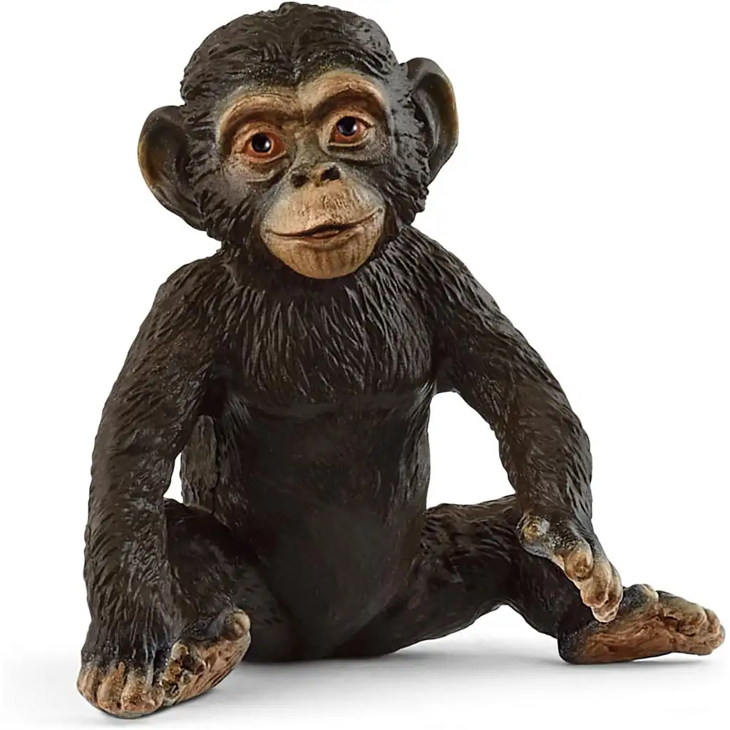 Schleich: Фигура на малко шимпанзе (14884) изображение 1