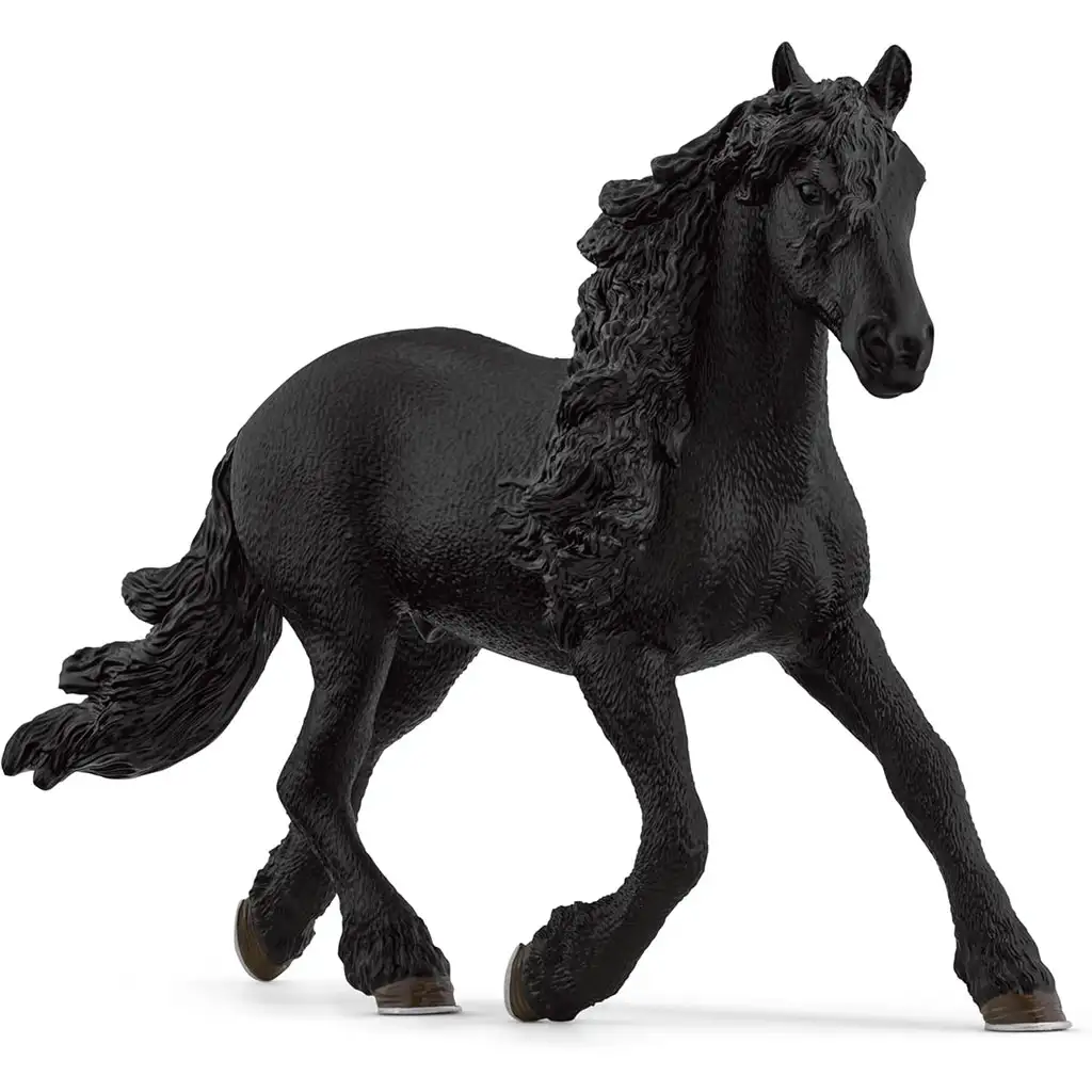 Schleich: Фризийски жребец фигура (13975) изображение 1
