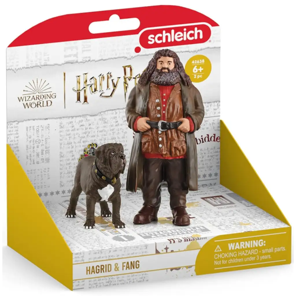 Schleich: Хари Потър Хагрид и Агиар фигура комплект (42638) изображение 1